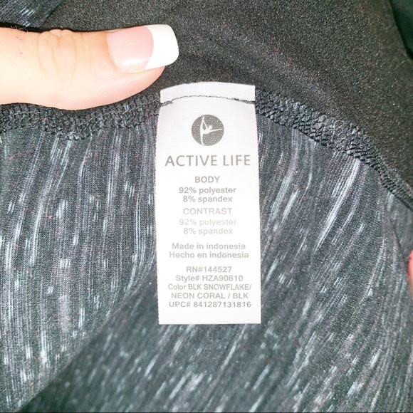 ACTIVE LIFE 90 Degree by Reflex 1/4 Zip Compression Top M - Picture 7 of 8